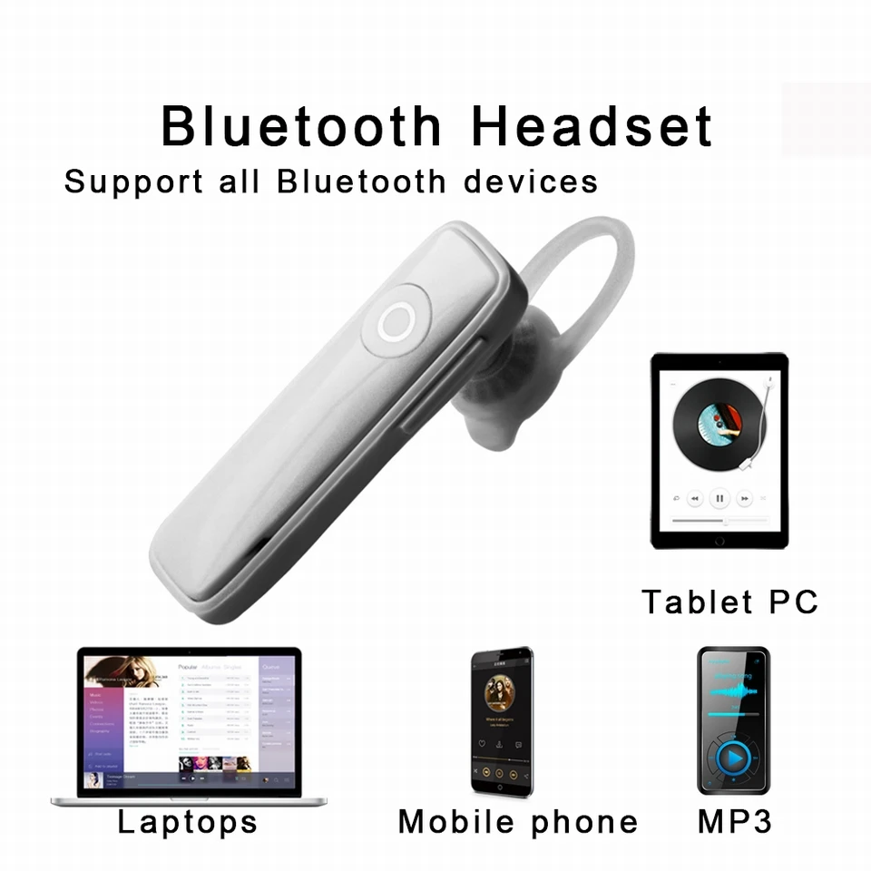 Беспроводные Bluetooth наушники гарнитура с заушным крючком беспроводные 4 0 стерео