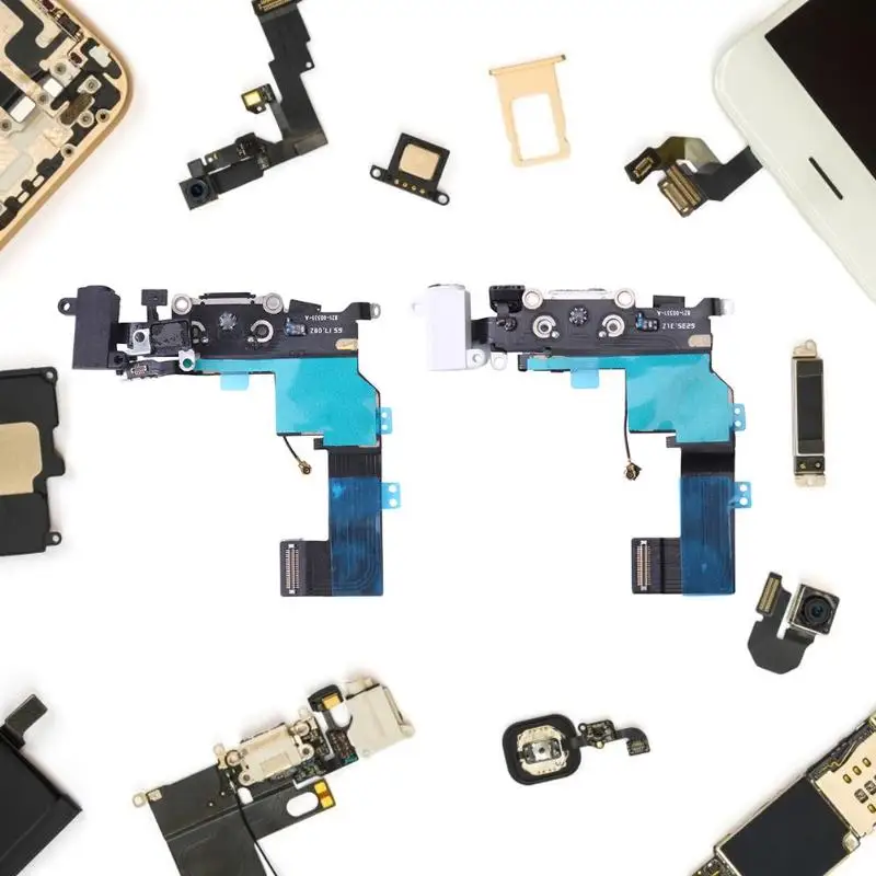 Зарядный порт док-разъем для наушников аудио разъем для iPhone 5SE гибкий кабель