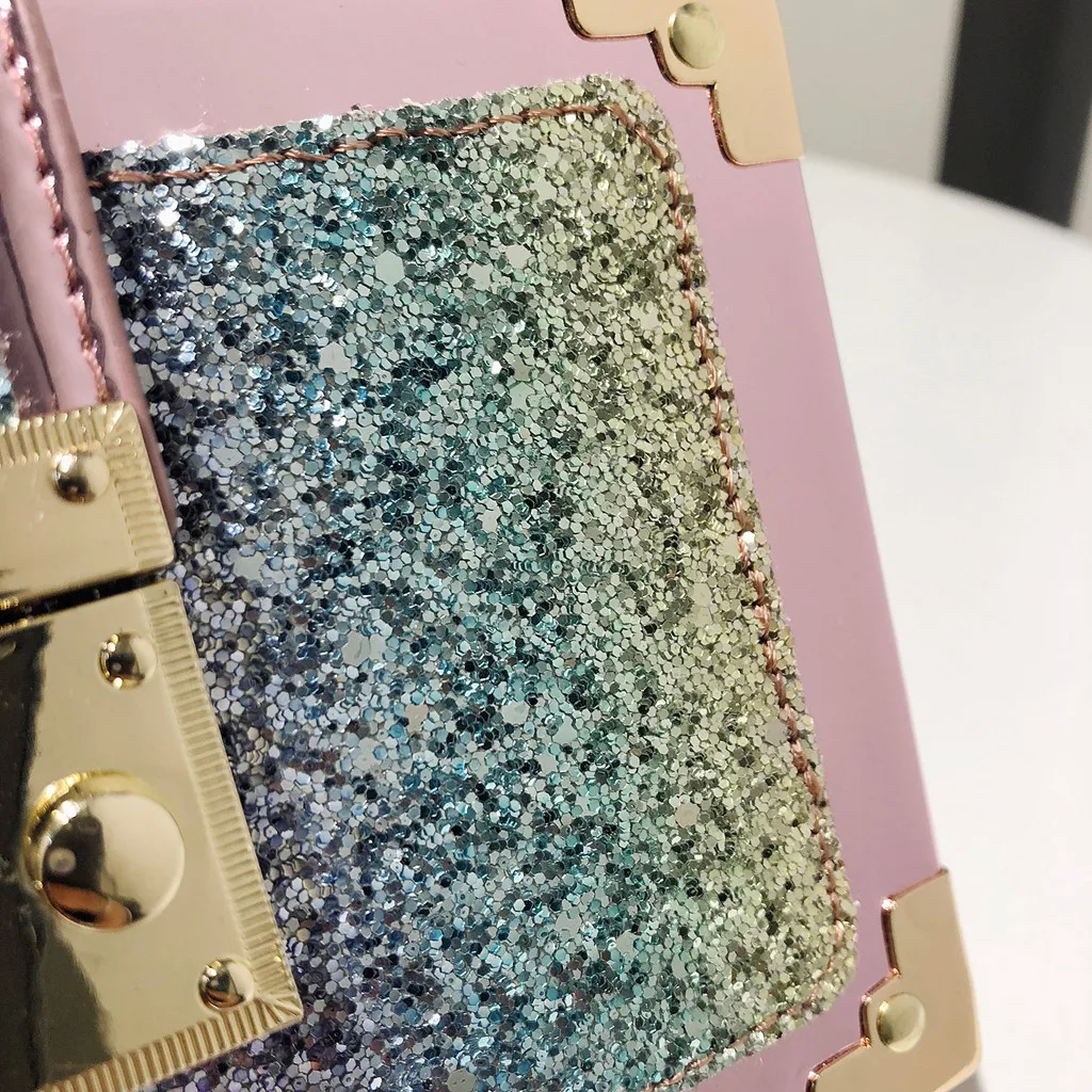 Модные женские туфли пайетки кожа Crossbody Сумка Пляжная Сумка