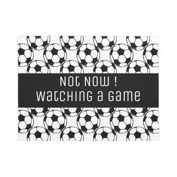 

Fun Not Now - watching a game Doormat Home Decoration Entry Non-slip Door Mat Rubber Washable Floor mat