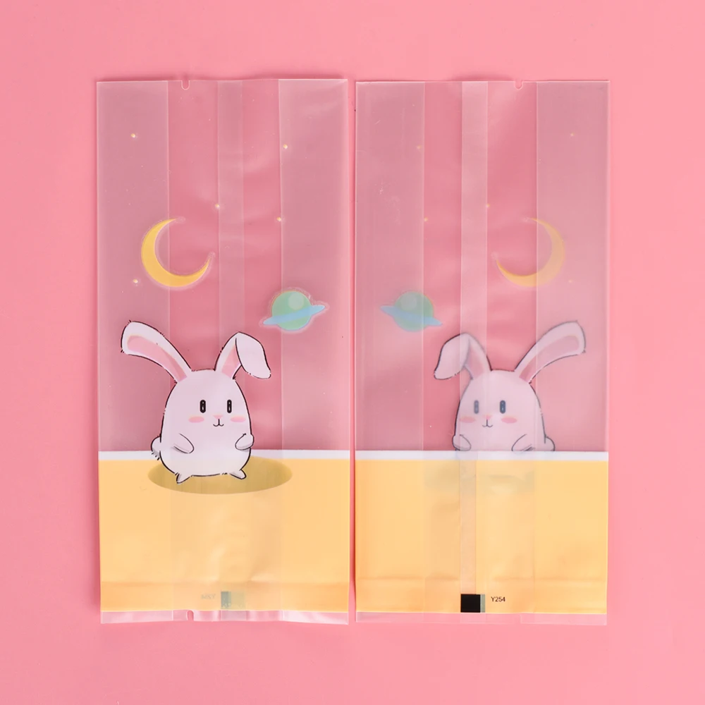 Favors Biscuit Gift Rabbit Cookie Bags Candy Package Packaging Seals Stickers