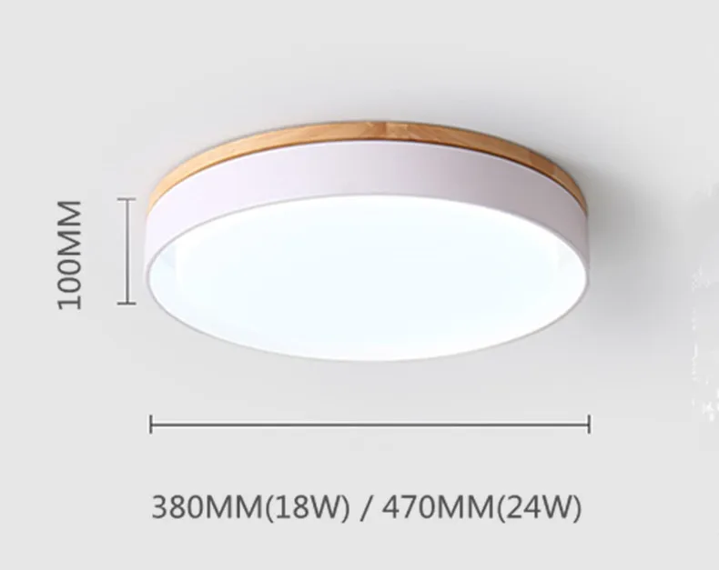 Современный Лофт квартира ультра-тонкий светодиодный потолочный светильник Креативная кухня спальня свет японский твердый деревянный