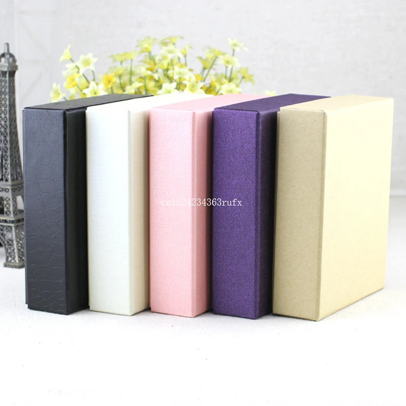 Flash Deal 300pcs Packaging Box 1200g Paper Jewelry Box Gift Packaging Boxes Wallet 14.5*12*4cm 4