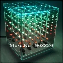 Горячая SMD 1206 3 в 1 11*11*14 см(LWH) Укладка 3D светодиодный куб светильник светодиодный дисплей для дискотеки вечерние выставки бар события