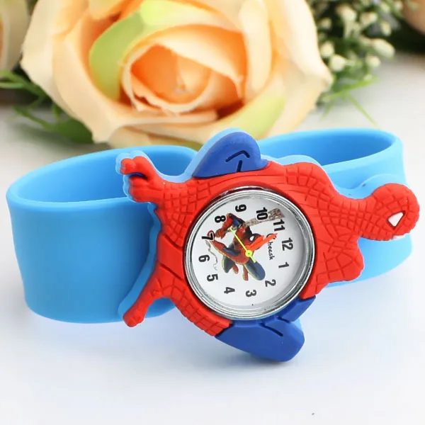 Wholesale 2022 Children's Clock Student Children Boy Spider Man Watches Kids Silicone Cartoon Watch Relogio Masculino Kids Watch