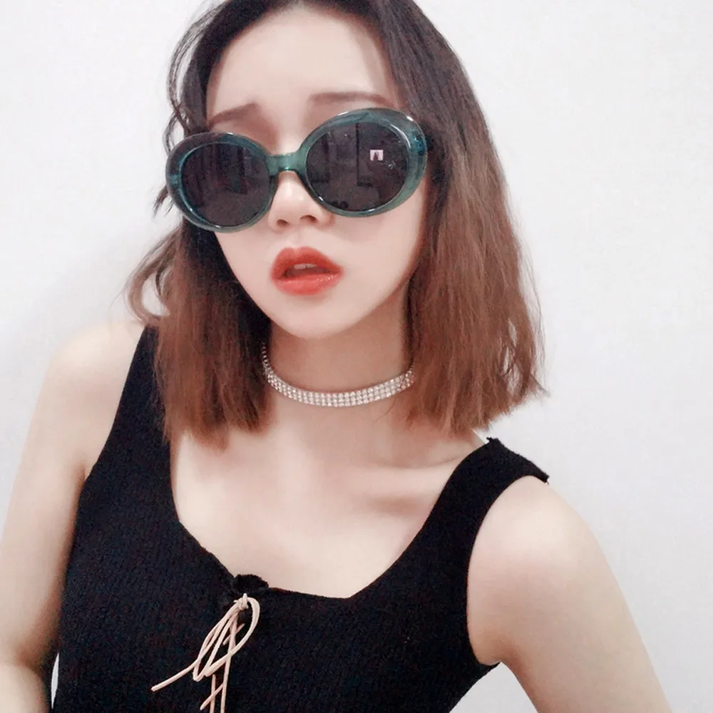 

1pcs Women Sunglasses Retro Vintage Round Shape Frame UV Prevent Sun Glasses Ladies Female Eyewear UV400 Wholesale s006