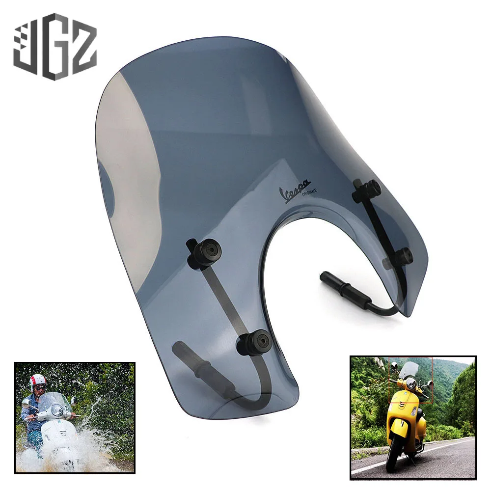 For VESPA GTS 250 300 Acrylic Front Windscreen Motorcycle Screen Windshield Wind Deflector Cover