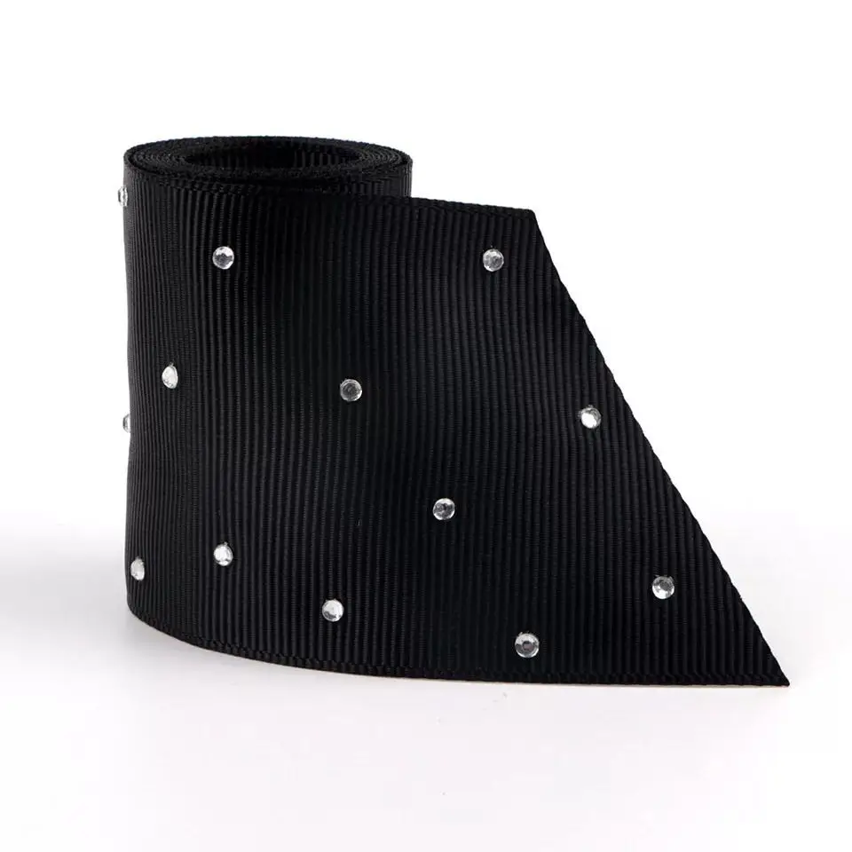 Diamond printed grosgrain ribbon (7)