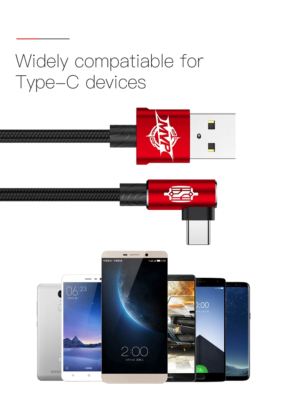 Baseus usb type-C кабель 90 градусов USB C зарядное устройство Шнур Быстрая зарядка USBC type-c кабель для samsung Oneplus 7 Pro мобильный телефон USB-C