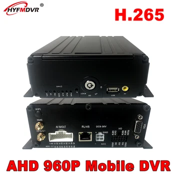 

HYFMDVR direct sales spot sd card+hard drive ahd960p 1.3 million pixels 4g gps mobile dvr agricultural locomotive/box truck/ bus