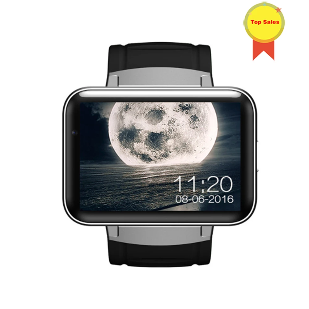 Bluetooth Smart Watch 2.2 inch Android OS 3G Smartwatch Phone MTK6572A Dual Core 1.2GHz 512MB RAM 4G ROM Camera WCDMA GPS v DM98