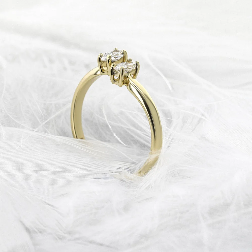 Serenity-Conjunto De Anillos De Moissanita Para Mujer, De 3 Quilat, Corte Marqua D VVS1, Boda, Novia, Plata De Ley S925, Anillos Para Parejas Chapados En 18k GRA - AliExprs 36