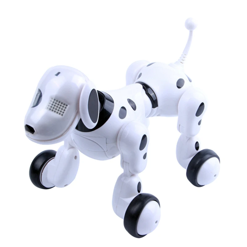 Robô de Controle Brinquedos para as Crianças 2.4g sem Fio Inteligente Remoto Eletrônico Dança Pet Música Educacional Interativo Falando Cão 12 Cheap Animais e robôs por radiocontrole