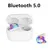 Профессиональная беспроводная bluetooth-гарнитура 5,0 с зарядным устройством бинауральные наушники-вкладыши Спортивная Беговая гарнитура Водонепроницаемая стереогарнитура - Цвет: blooming