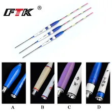 FTK Fishing Float LED Electric Float 4 styles Mix Size Luminous Electronic Float Without Battery Float Light For Fishing Tackle