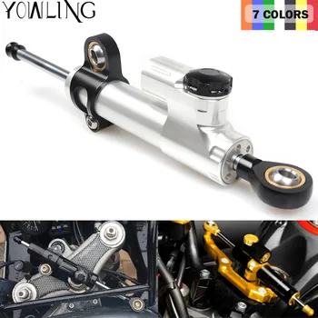 

Universal CNC Aluminum Motorcycle Steering Damper For Honda Suzuki BMW Yamaha MT09 ktm kawasaki Z750 Z1000 z800 A YZF1000 R1 YZF