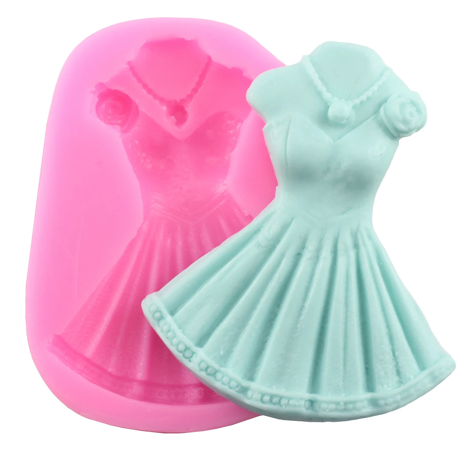 Skirt silicone cake mold DIY chocolate Handmade Craft Bath Soap Mould