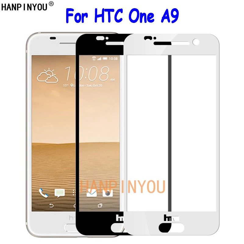 

For HTC One A9 5.0" Full Cover Tempered Glass Screen Protector Ultra Thin Explosion-proof Protective Film