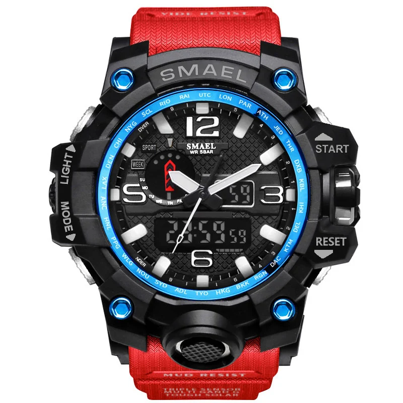 New brand men's digital sports watch men's G waterproof sports watch military watch men's luxury quartz digital watch