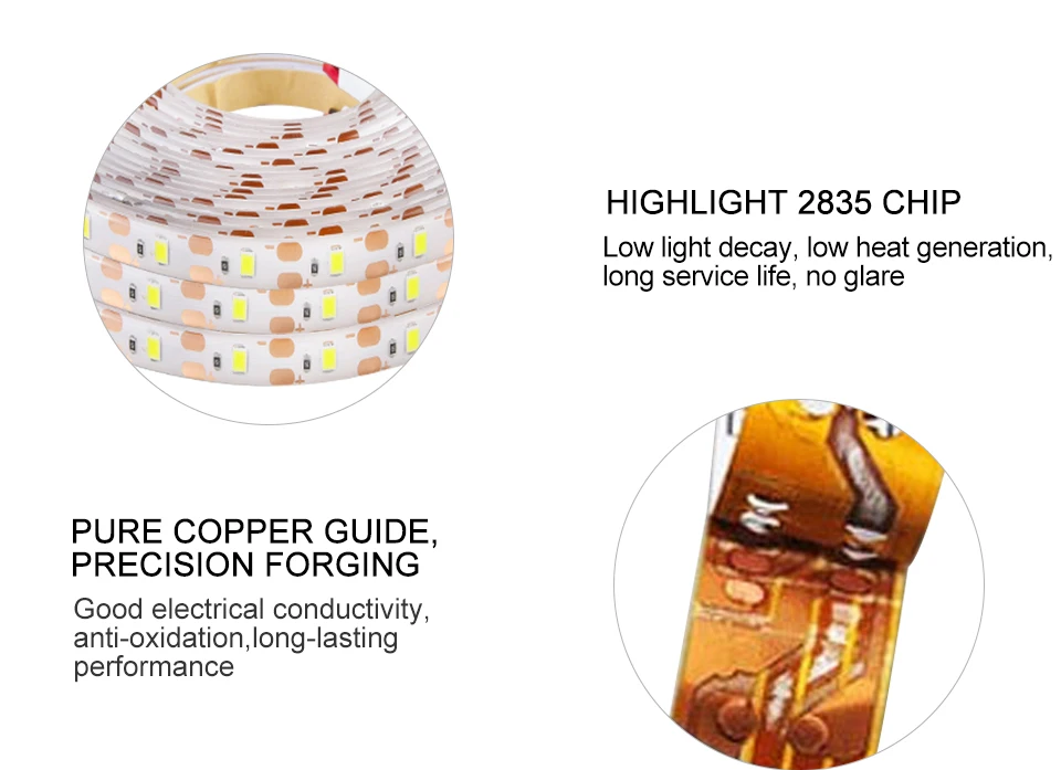 USB LED Strip lamp 2835SMD DC5V Flexible LED light Tape Ribbon 1M 2M 3M 4M 5M HDTV TV Desktop Screen Background Bias lighting (6)