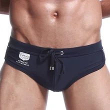 Брендовые высококачественные мужские короткие сексуальные шорты с низкой талией для плавания, пляжные шорты, облегающие плавки, мужские бикини, быстросохнущие мужские шорты