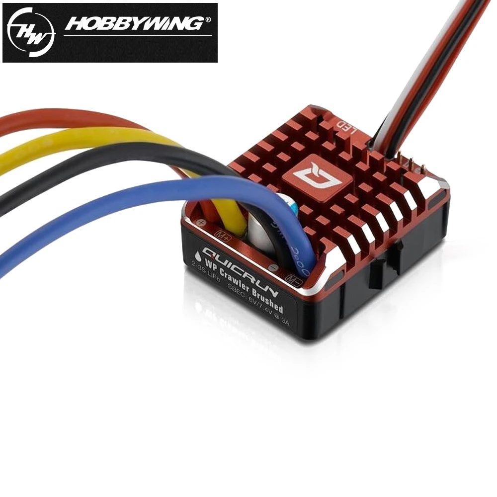 1 шт. Hobbywing QuicRun WP 1080 Водонепроницаемый матовый ESC 6 в/7 4 В 3 А BEC 2 3S Lipo для 1/10 1/8 RC