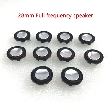 

10pcs/lot 2W 8ohm 28mm full frequency speaker for round ultra-thin Bluetooth DIY mini speaker