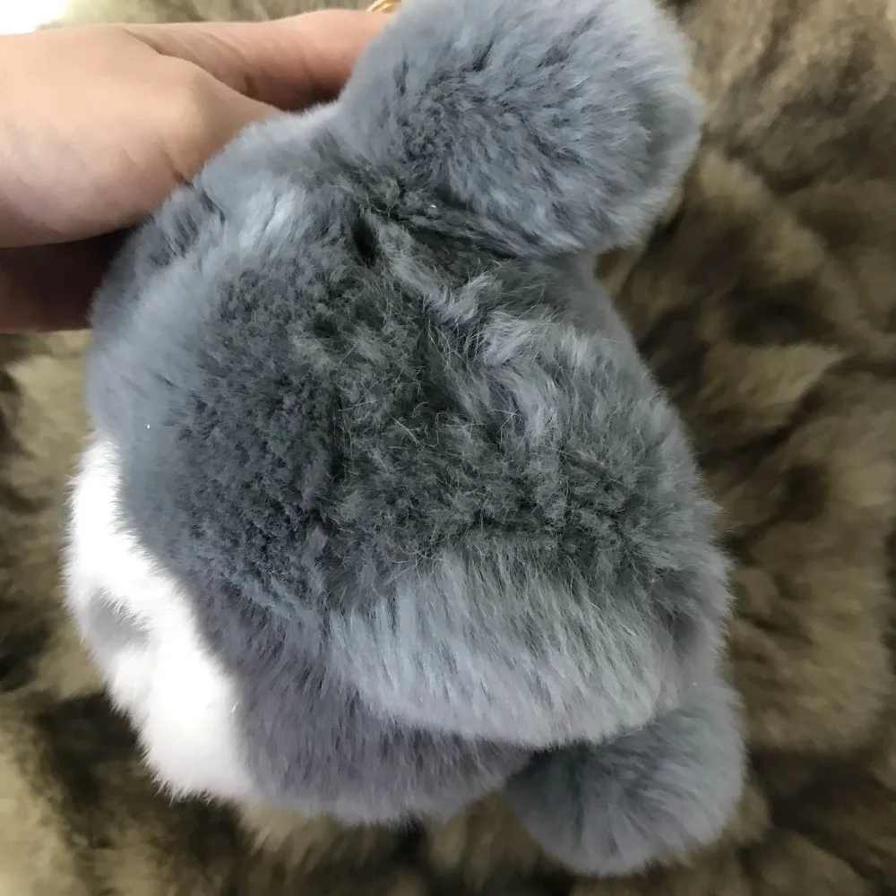 Magicfur-настоящий кролик рекс мех МИЛЫЙ Тоторо кошка брелок сумка Шарм брелок кулон брелок аксессуары