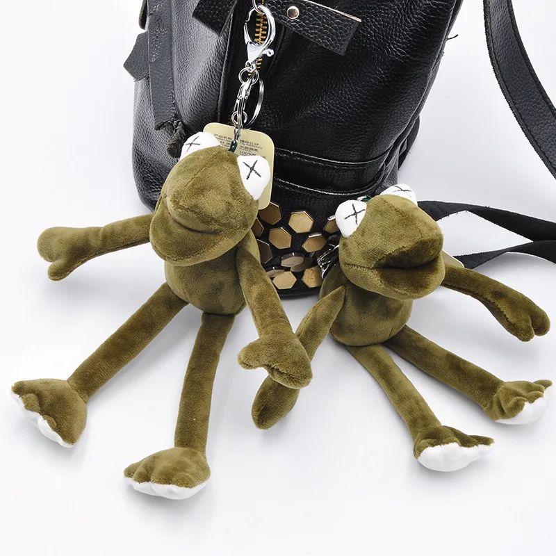 Hot Sale 20cm Plush Toys Long legs frogs Doll Stuffed Animal Kermit Toy Drop shipping Holiday keychain Gifts