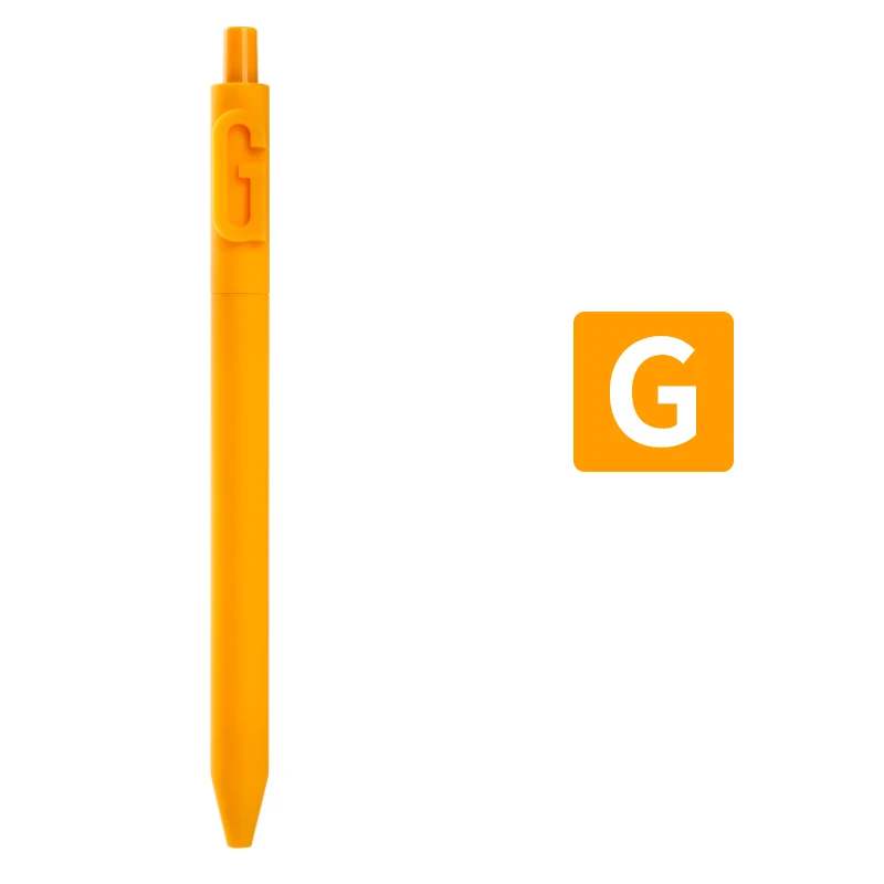 Kaco гелевая ручка для творчества Алфавит A-Z номер 0-9 с черными чернилами 0,5 мм Классическая приковывающая взгляд дети студент письменный стол/гелевые ручки школьные принадлежности - Цвет: G