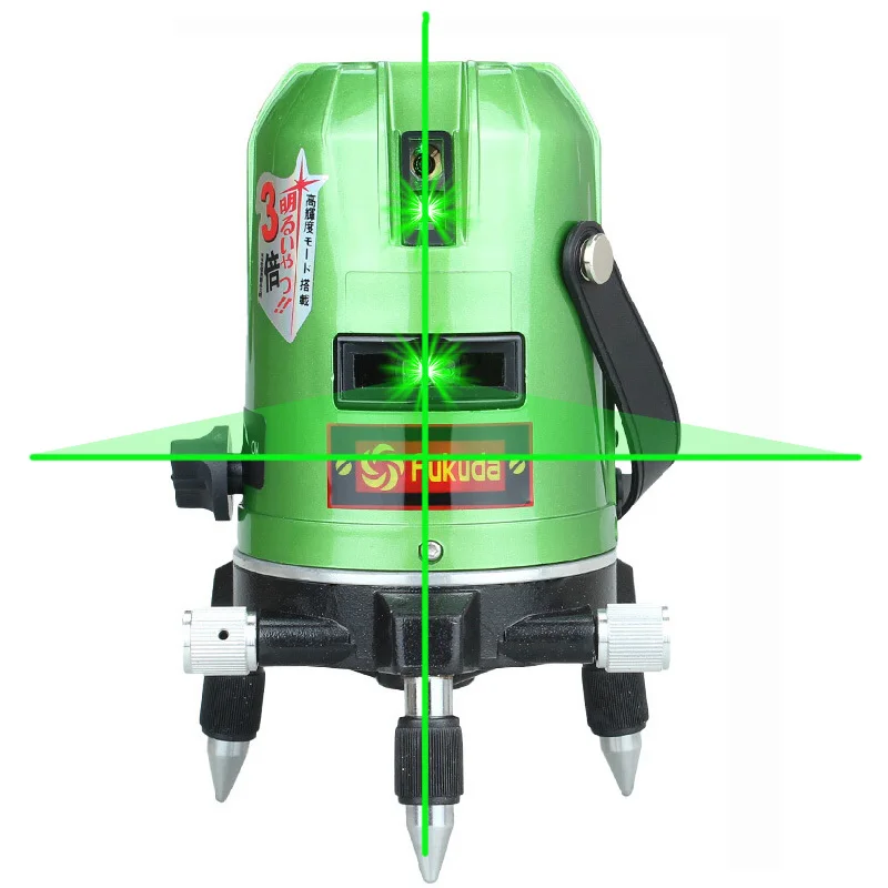 Fukuda Green Laser Line Level 2 Lines 1 Point 360 Rotary Lazer Line Ek