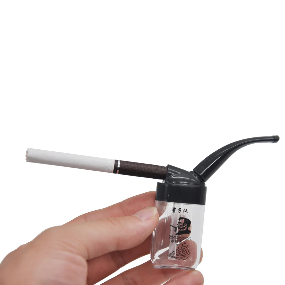 Portable 80MM MINI Shisha Hookha Plastic Bottle Smoking Pipe All in One