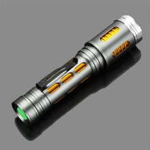 Silver Golden 2000 Lm font b LED b font Torch Portable CREE XML T6 font b