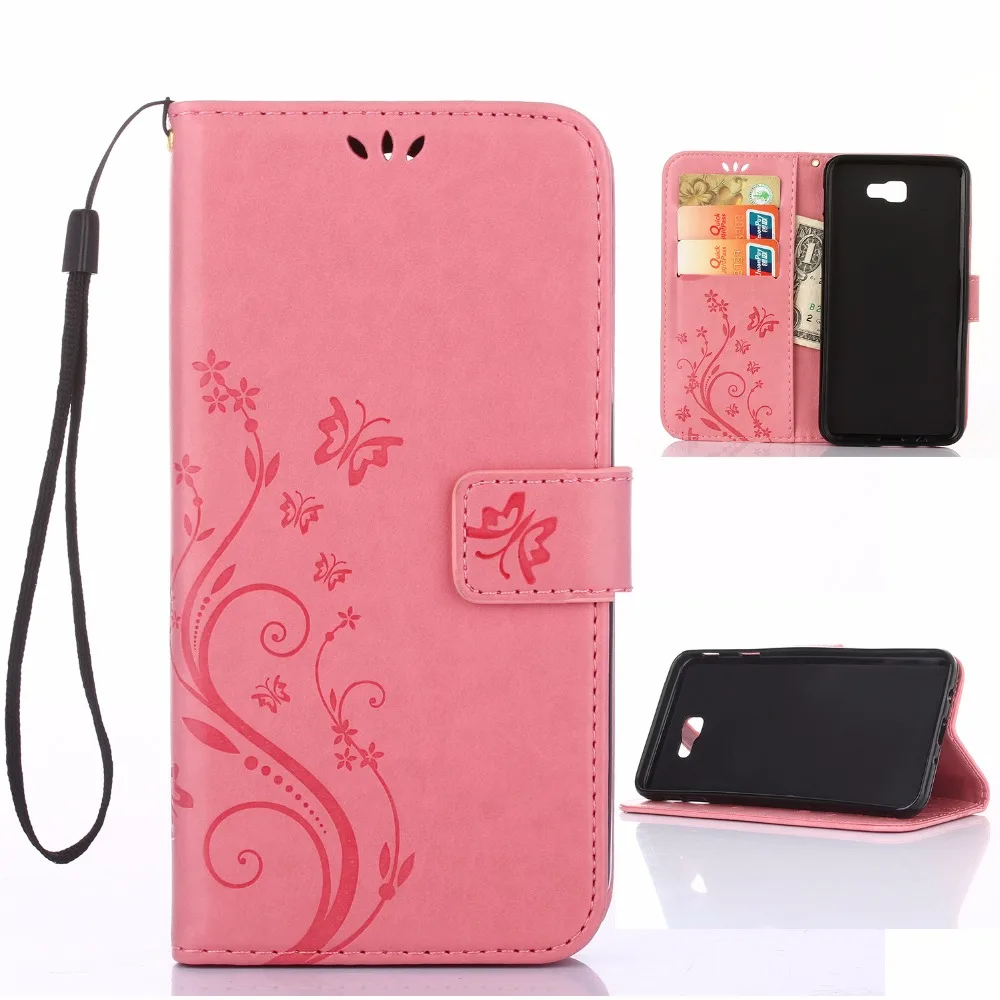 

J7 Prime Case PU Leather Flip Case For Samsung Galaxy J7 Prime 5.7" Wallet Style Phone Case Back Cover With Card Holder