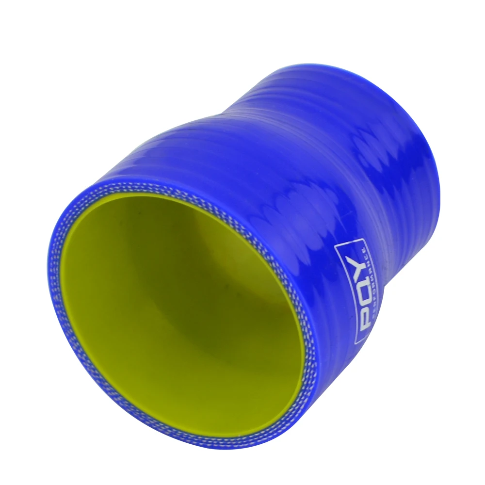 PQY Blue&ampyellow 2&quot 2.5&quot 51mm 64mm Silicone Hose Straight Reducer Joiner Coupling SH02025 QY|Шланги и зажимы| |