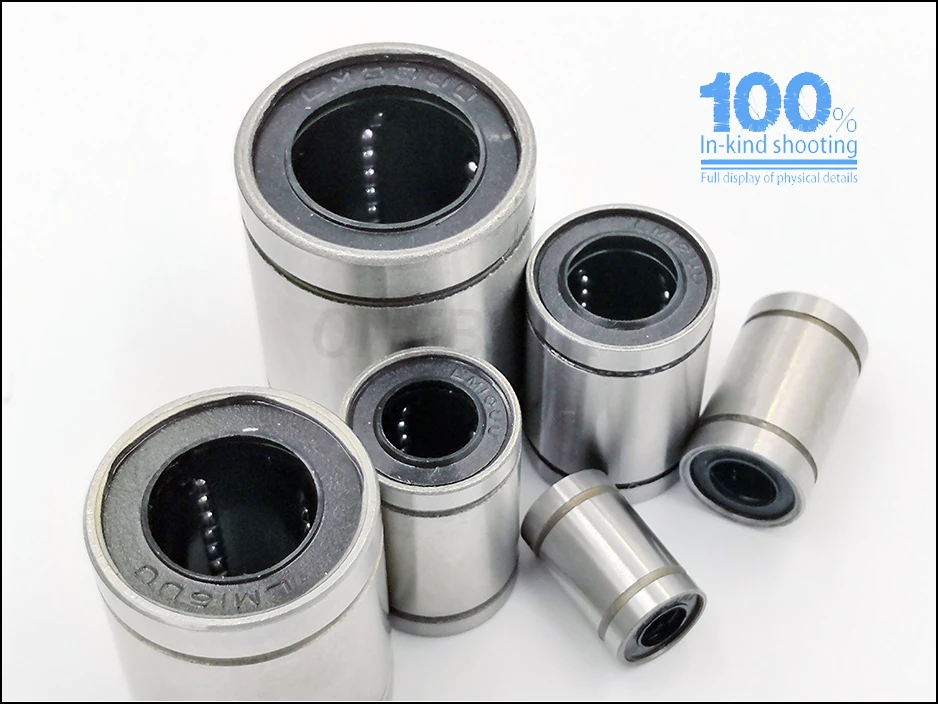 3D Printer Accessories Linear Bearing Slide LM6UU LM8UU LM10UU LM12UU LM16UU LM20UU Linear Motion CNC for Rods Liner Rail18