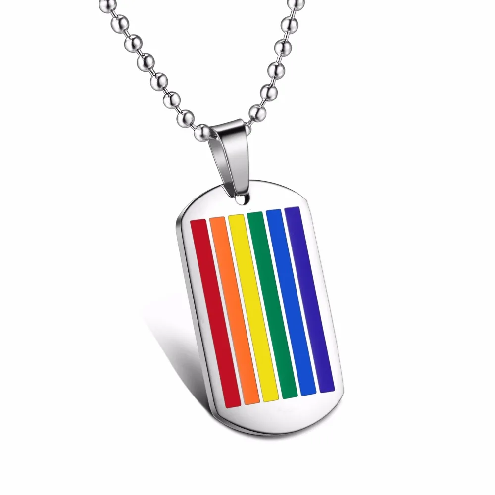 Lgbt pride necklace Clearance