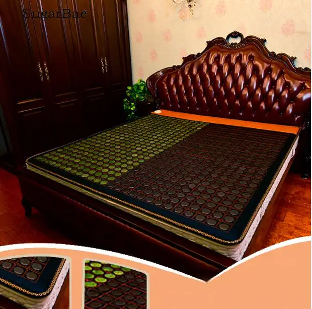 Style3 Size1.5X1.9M Массажная Релаксация Нефритовая кровать матрас Турмалин грелка терапия медицинский массажер электрический коврик - Цвет: Style3 Size1.5X1.9M