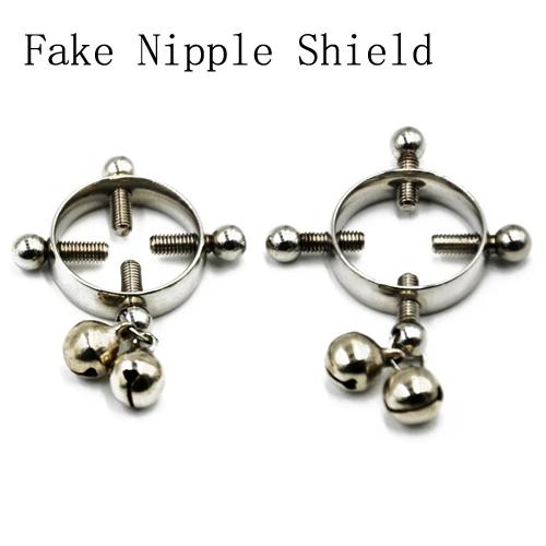 Fake Nipple Shield Пара винтажных колец для пирсинга сосков со стрелой и перьями, имитация пирсинга, щит для сосков, слон, Odobenus Rosnarus, пирсинг для сосков - Окраска металла: Fake Nipple Shield
