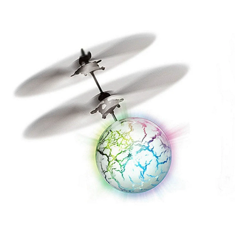 Интеллектуальный держащийся в воздухе за счет электростатической индукции мяч игрушки семицветные летательные аппараты детские электрические сопротивление падению света Летающий шарик