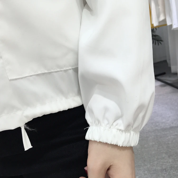 Women Jacket Basic Coat Spring Summer Newest Fashion Female Casual Long Sleeve Loose Solid Short Thin Jacket Outerwear Coat