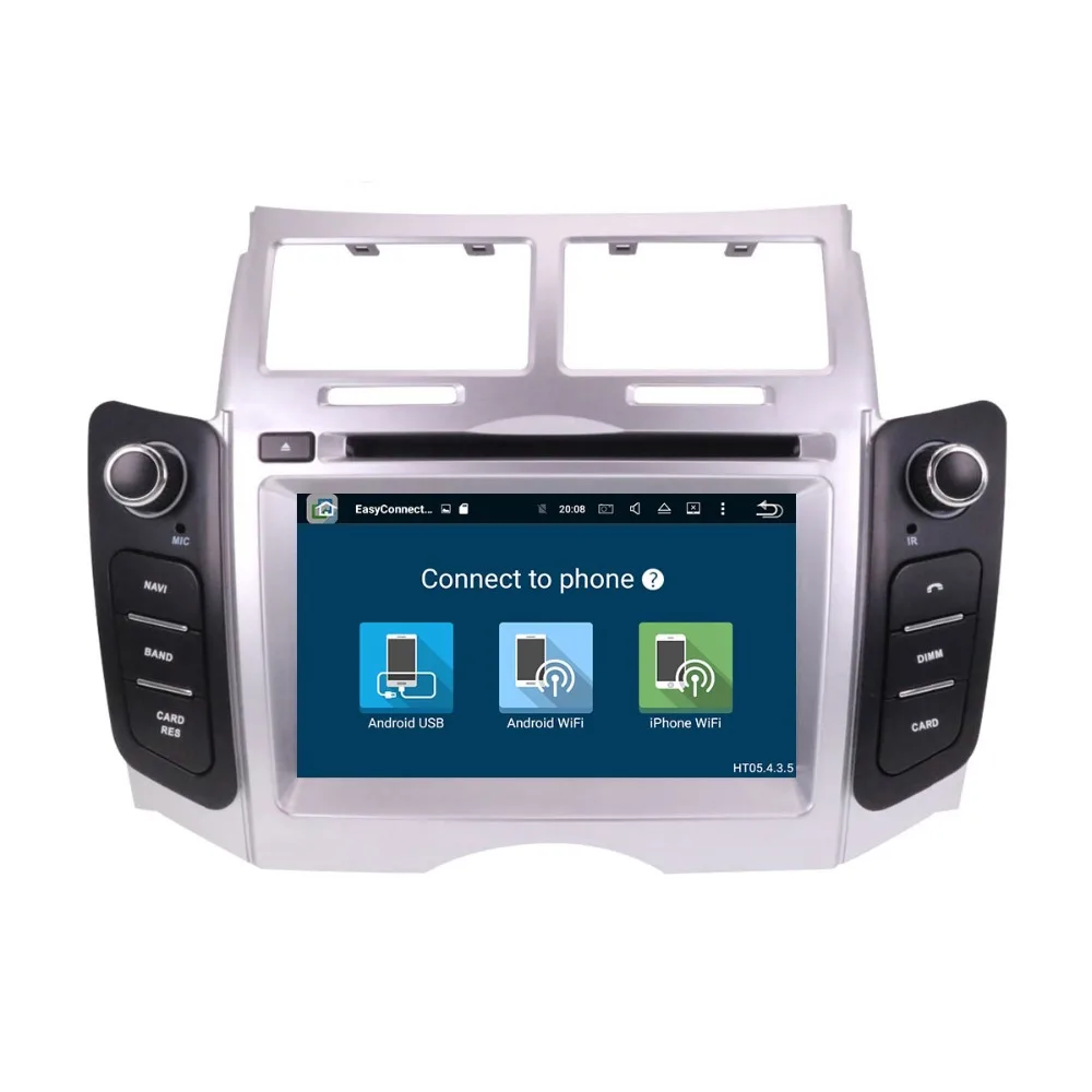 Android 8,1 Радио Стерео gps для Toyota Yaris 2005 2006 2007 2008 2009 2010 2011 Автомобильный dvd-плеер навигация Мультимедиа Авто ips