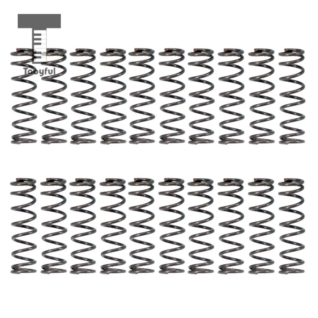 Tooyful 20pcs/set 16mm Short Straight Humbucker Pickup Mounting Springs for Guitar Bass Pickups