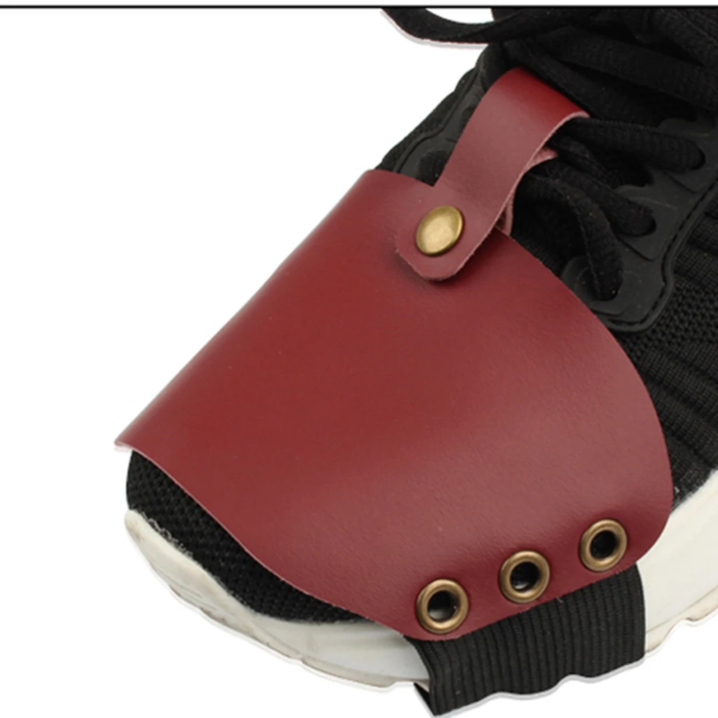 Genuine Leather Motorcycle Gear Shifter Shoes Boots Protection Cover Shift Adjustable Pad Motorcycle Gear Shift Pad