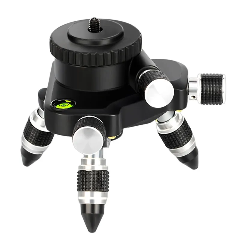 

1/4" Interface Laser L-Bracket Adjustment Free Rotation Tripod Bracket/Base for Laser Level