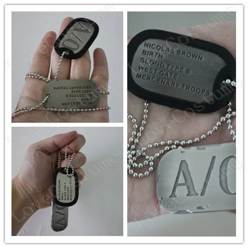 

Gangsta Nicolas Brown Cosplay Necklace