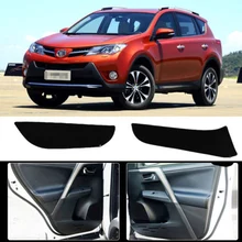 Фирменная Новинка 1 комплект внутри дверь против царапин защитная Крышка колодки для Toyota RAV4 2013-15