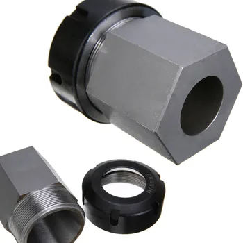 

1Pcs Hex ER40 Collet Block Square Collet Block Holder For CNC Milling Chuck Holder Lathe Engraving Machine Tools