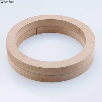 

Wotefusi Car Stereo 2pcs Universal Car Stereo 7.28" Wooden MDF Speaker Mounting Spacer Rings [QPA433]
