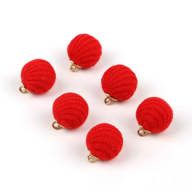 05 Red 10 шт. Висячие отверстия DIY ткань кружева бусины ленты для поделок Вязание швейные принадлежности одежда свадебное платье домашняя текстильная отделка - Цвет: 05 Red